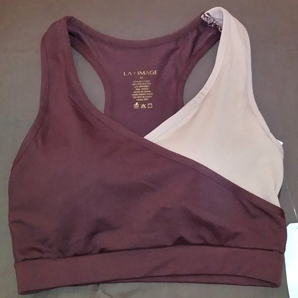 LA+IMAGE Sports Top Size M, Color Brown - Picture 4 of 6